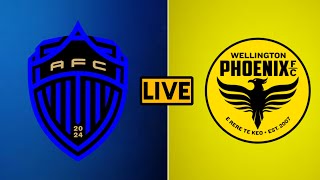 Wellington Phoenix vs Auckland FC Live Australia ALeague 2024 [upl. by Esorylime]