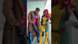 Do you think Rogue will make it😰 cosplay rogue xmen gambit comedy [upl. by Ellita]