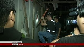 MALAYSIA RAIDS 10000 POLICEMEN IN SEARCH OF ILLEGAL WORKERS  BBC NEWS [upl. by Okiek]