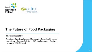 Future of Food Packaging  Chapter 4  Joanna Calixto amp Ian Edwards [upl. by Riccardo256]