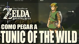 ZELDA BREATH OF THE WILD  COMO PEGAR O TRAJE DE AVENTUREIROWild Tunic [upl. by Kaile]