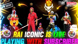 FREE FIRE LIVE CUSTOM ROOM  FF LIVE TEAM CODE  FF LIVE REDEEM CODE GIVEAWAY FF [upl. by Eiramesor]