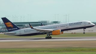 Icelandair Boeing 757200 Takeoff from YVR [upl. by Nyvrem450]