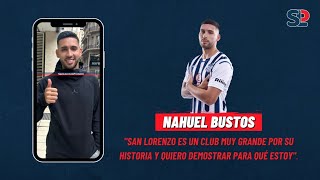 Nahuel Bustos nuevo jugador de SanLorenzo mano a mano con SLP [upl. by Redan]