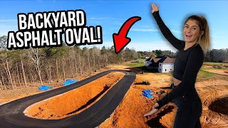 Building My Backyard GoKart Track [upl. by Adroj248]