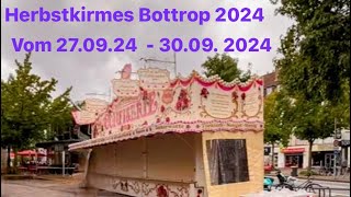 AufbauRundgang Herbstkirmes Bottrop 2024 [upl. by Chiou]