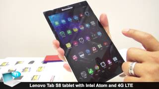 Lenovo Tab S8 tablet Intel Atom 4G LTE [upl. by Georgiana327]