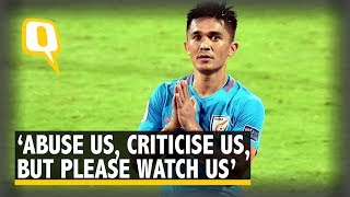 Virat Kohli Bats For Sunil Chhetri Appeals to Support Indian Football  The Quint [upl. by Atinahs365]