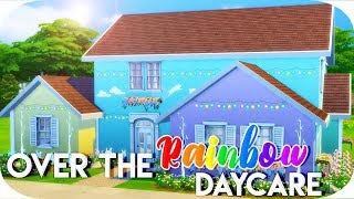 THE SIMS 4  OVER THE RAINBOW DAYCARE🌈 – COLLAB W JESSAMICA92  SPEED BUILD [upl. by Cornew]