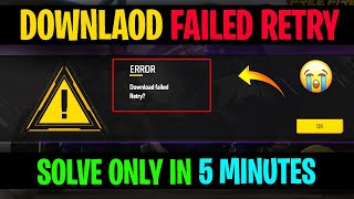 Free fire max download failed retry error  How to fix download failed retry problem in free fire [upl. by Yral]