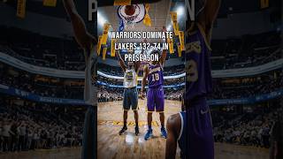 Warriors Dominate Lakers 132 74 in Preseason [upl. by Deedee798]