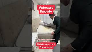 Materasso bruciato😓😓😓 reels perte neiperte viralvideo materasso [upl. by Aneeuqahs820]