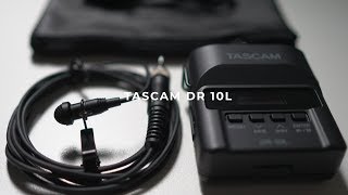 Lapela gravador Tascam DR 10 L vale a pena  REVIEW Fernando Cesar [upl. by Nahor]