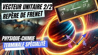 Les vecteurs unitaires 22  Repère de Frenet  Terminale spécialité physique chimie cours [upl. by Gwendolen209]