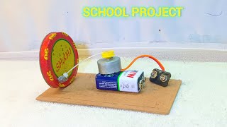 how to make mini school project  DC motor mini idea 💡 video [upl. by Kho]