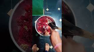 Beetroot special fry recipe beetroot specialrecipe goodvibes behappy foodies [upl. by Panthea61]