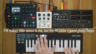 Chip jam with MEGAfm Elektron Syntakt and Meris Polymoon [upl. by Aihsekin]