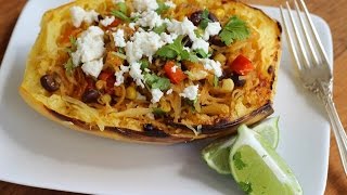 Dinner Recipe Southwestern Style Spaghetti Squash Bowl by Everyday Gourmet with Blakely [upl. by Sina676]