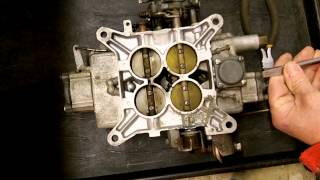 Autolite 4100 4 Barrel Carburetor Rebuild  Part 1  Disassembly [upl. by Idnahc395]