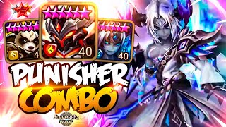 44HP55RES TANKY SQUAD Destroys Enemies in Summoners War [upl. by Garrik151]