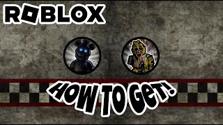 How to get quotLONELY FREDDYquot And quotLOGBOOK CHICAquot Badges in Wess Fnaf RP [upl. by Chak]