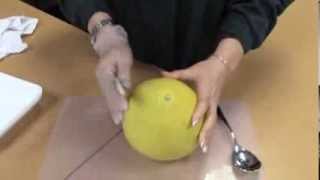 Howto Open a Pomelo [upl. by Ajar]