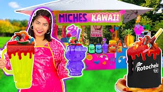 💕MICHELADAS KAWAII 🐱 KITTY CHELAS LICUACHELAS ROTOCHELAS Y MÁS  CONNY CHANGARROS [upl. by Kenti]