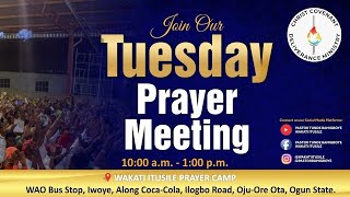 TUESDAY PRAYER MEETING  WAKATI ITUSILE  CCDM GLOBAL II VEN TUNDE BAMIGBOYE  030924 [upl. by Northey153]