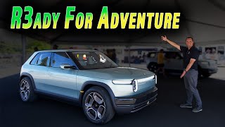 Rivian Walkaround  Our First Look At The Rivian R3 and R3X [upl. by Goldie]