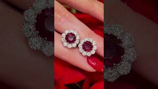 Rare red fire rubies with De Beers Forevermark diamonds that will leave you breathless ❤️‍🔥✨ ruby [upl. by Adnilram]