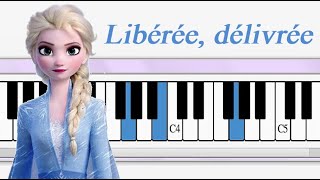 Apprendre le refrain quotLibérée délivréequot au piano Anaïs Delva🎶😊😊😊 [upl. by Lilak630]