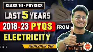 Electricity Class 10 PYQs  Physics  Science  Past 5 Years Board Exam Questions  CBSE 2024 [upl. by Tanitansy]