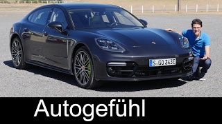 Porsche Panamera FULL REVIEW Hybrid Executive test driven 20172018 new neu  Autogefühl [upl. by Oicnerolf]