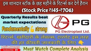 PG electroplast share latest newsPG Electroplast LtdPG Electroplast share analysisPG Electroplast [upl. by Idnahs]