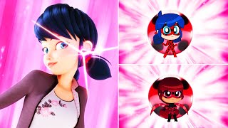 Miraculous 3D Transformations vs Chibi Transformations  Chibi All Transformations fukurouanimation [upl. by Digirb]