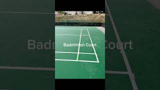 Painting of Badminton Court using Acrylic 5170HiBond Wall Sealer and Floor Coating [upl. by Derwood]