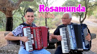 Rosamunda POLKA a 2 fisarmoniche  Antonio Tanca e nonno Franco [upl. by Anerres]