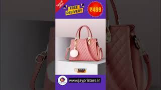 Stylish amp Modern Pink Handbag For Women trending jaypristore handbags womensfashion foryou [upl. by Housen]