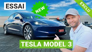 Essai nouvelle Tesla Model 3 2024  plus douce et plus sage [upl. by Ytinirt]