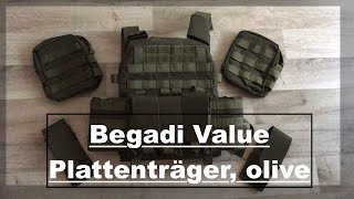 Begadi Value Plattenträger Olive [upl. by Nylegna]