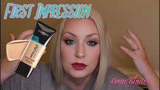 First Impression Loreal Infallible ProGlow Foundation  Anne Binder [upl. by Howarth783]