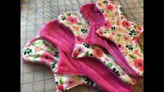 How to Sew Reusable Cloth Pads DIY SewAlong Tutorial [upl. by Ihskaneem107]