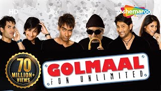 Golmaal  Fun Unlimited 2006HDEng Subs Ajay Devgan Arshad Warsi Rimi Sen  Best Comedy Movie [upl. by Cad]