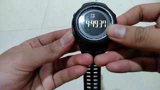 Tutorial Cara setting jam SKMEI 1251 [upl. by Hurlee]