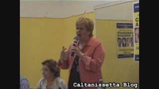 Intervento di Giovanna Candura su quotSicurezza e Illuminazionequot Amministrative Caltanissetta 2009 [upl. by Yovonnda]