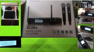 SHURE GLXD 4 wireless microphone review [upl. by Aixela]