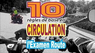 10 Règles de Base en Circulation Examen Route [upl. by Caryn]