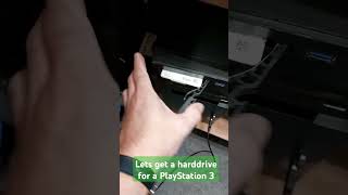 Looking for a hard drive for a PlayStation 3 I have one the way console playstation repair [upl. by Alesig]