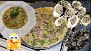 Homemade Oyster Cake with Touge  Chinese Recipe [upl. by Moser]