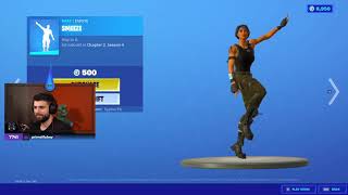 Streamers React to NEW quotSMEEZEquot EMOTE in Fortnite Item Shop Tik Tok Dance [upl. by Rekyr]